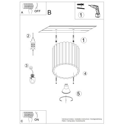 Brilagi - LED точковий світильник SFERA 1xGU10/10W/230V діам. 10 см червоний