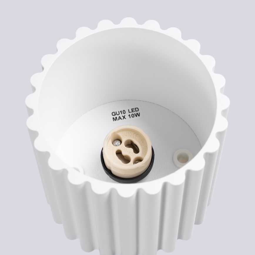 Brilagi - LED точковий світильник SFERA 1xGU10/10W/230V, діаметр 10 см, білий