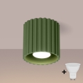 Brilagi - LED точковий світильник SFERA 1xGU10/10W/230V діаметр 10 см зелений