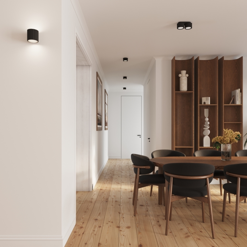 Brilagi - LED точковий світильник SFERA 1xGX53/30W/230V діам. 10 см чорний