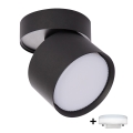 BRILAGI - LED точковий світильник SMOOTH TILTY 1xGX53/15W/230V чорний