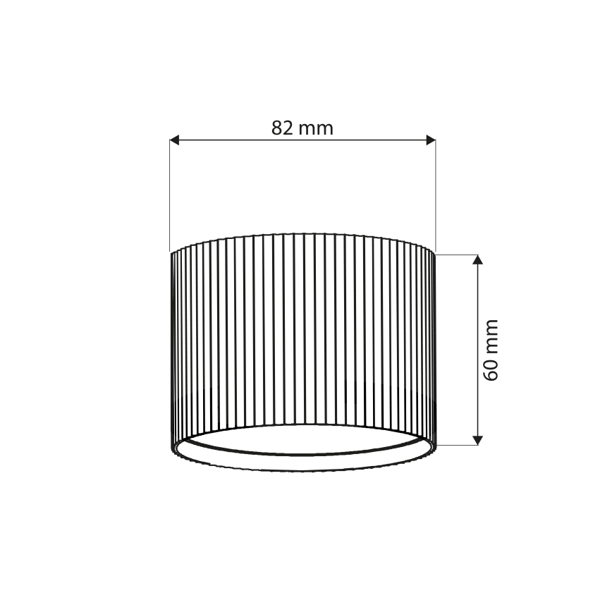Brilagi - LED Точковий світильник STRIPY 1xGX53/15W/230V сріблястий