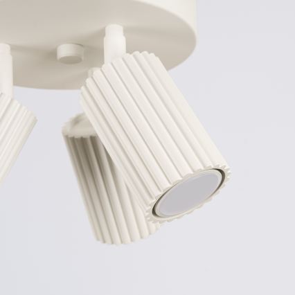 Брілагі - ЛЕД-точковий світильник КРЕСТО 3xГУ10/10 Вт/230 В кремовий