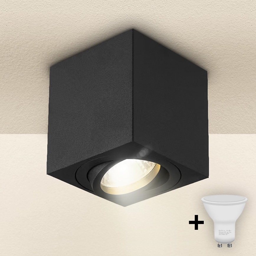 Brilagi - LED Точковий світильник MIA 1xGU10/30W/230V 84x80 мм чорний