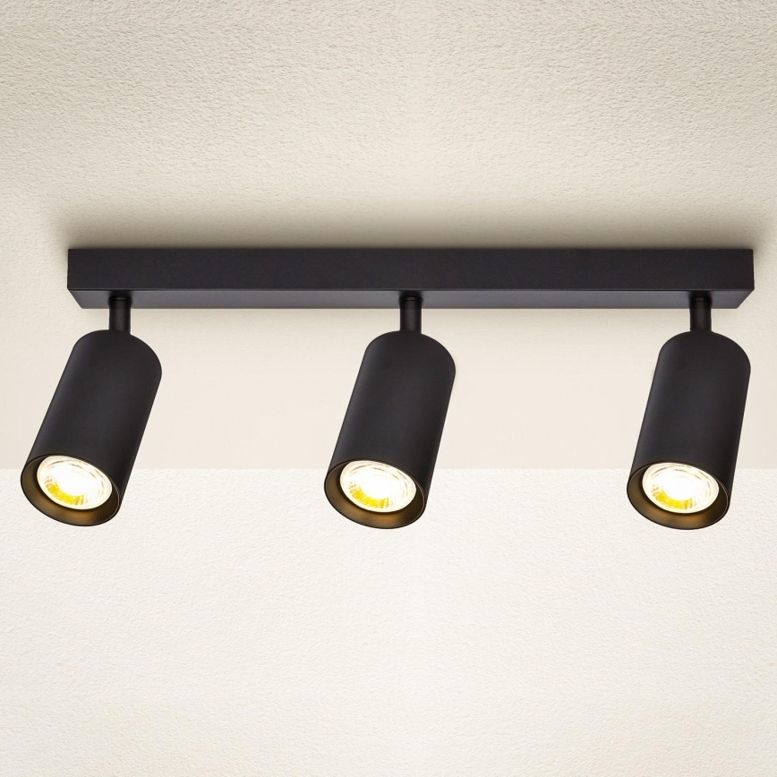 Brilagi - LED точковий світильник SELE з регулюванням яскравості 3xGU10/6,5W/230V 2700-6500K чорний