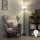 Brilagi - LED торшер CERIA 1xE27/40W/230V, диаметр 25 см, белый/черный