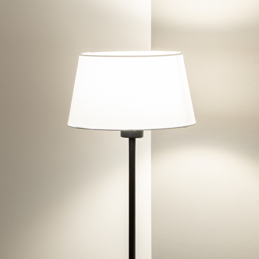Brilagi - LED торшер CERIA 1xE27/40W/230V, диаметр 25 см, белый/черный