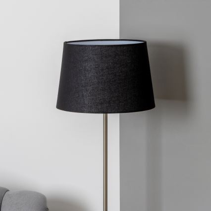 Brilagi - LED-торшер CERIA 1xE27/40W/230V, диаметр 30 см, черный/матовый хром