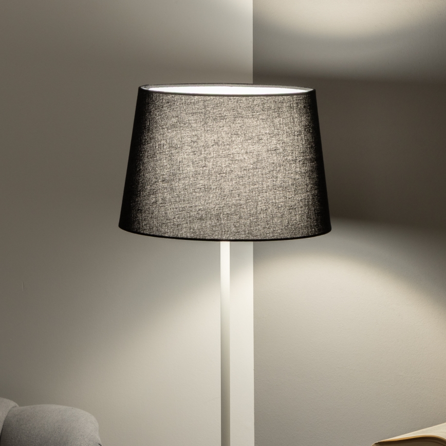 Brilagi - LED-торшер CERIA 1xE27/40W/230V, диаметр 30 см, чёрный/белый