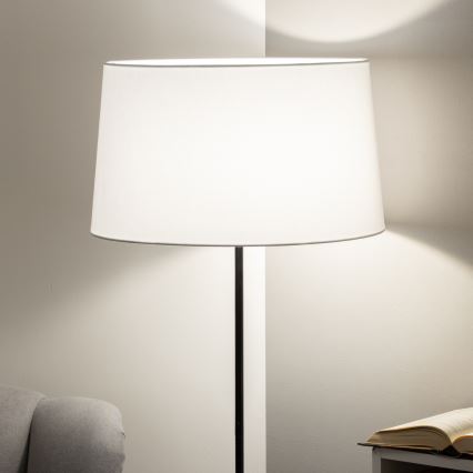 Brilagi - LED-торшер CERIA 1xE27/40W/230V, диаметр 45 см, белый/чёрный