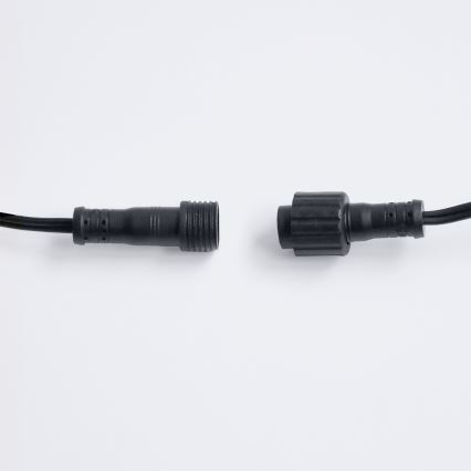 Brilagi - LED уличная декоративная гирлянда GIRLANDA 25xE12/0,36W/24V 20m чёрная IP44 тёплый белый