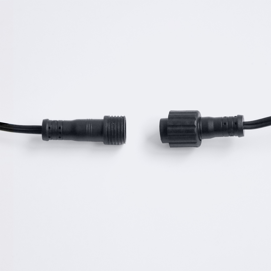 Brilagi - LED уличная декоративная гирлянда GIRLANDA 25xE12/0,36W/24V 20m чёрная IP44 тёплый белый