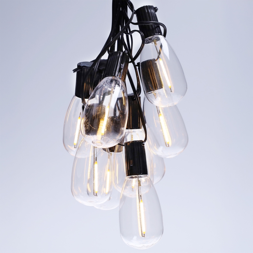 Brilagi - LED уличная гирлянда 10xLED/3xAA 3,2 м IP44 тёплый белый