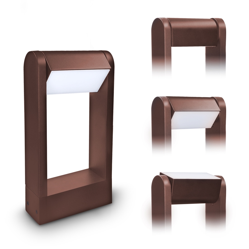 Brilagi - LED уличная лампа CROTONE LED/7W/230V коричневая IP54 30 см