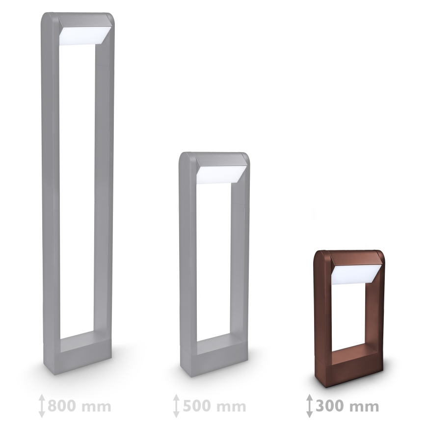 Brilagi - LED уличная лампа CROTONE LED/7W/230V коричневая IP54 30 см