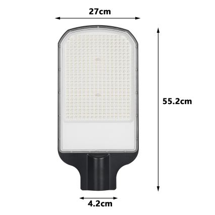 Brilagi - LED уличная лампа URBANLIGHT LED/200W/230V чёрная IP65