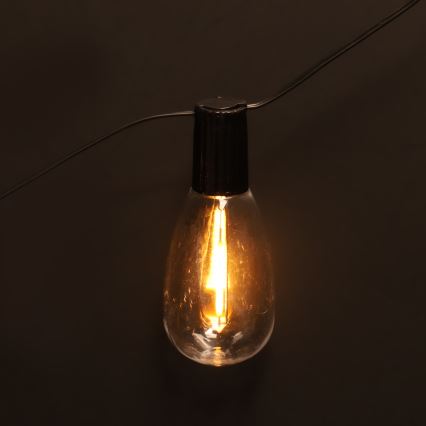 Brilagi - LED уличная рождественская гирлянда 10xLED/3xAA 3,2m IP44 тёплый белый