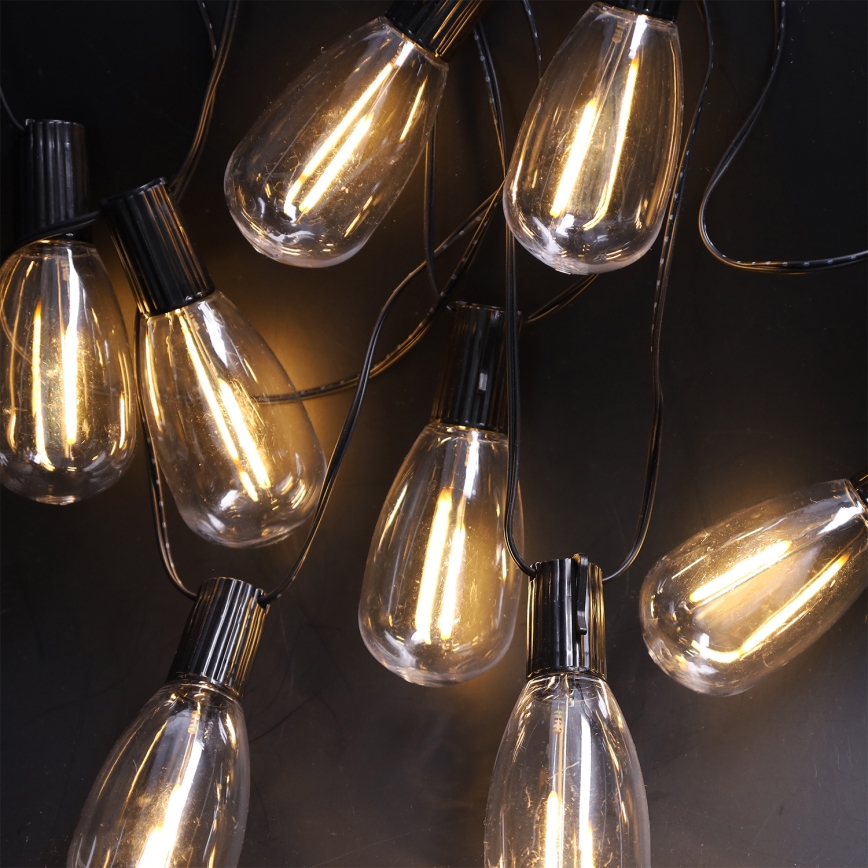 Brilagi - LED уличная рождественская гирлянда 10xLED/3xAA 3,2m IP44 тёплый белый