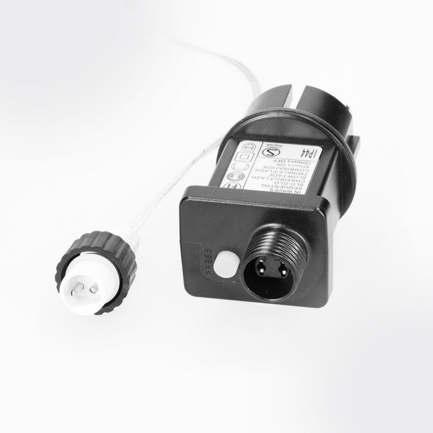 Brilagi - LED уличная рождественская гирлянда 200 светодиодов/8 функций 13 м IP44 тёплый белый сосульки