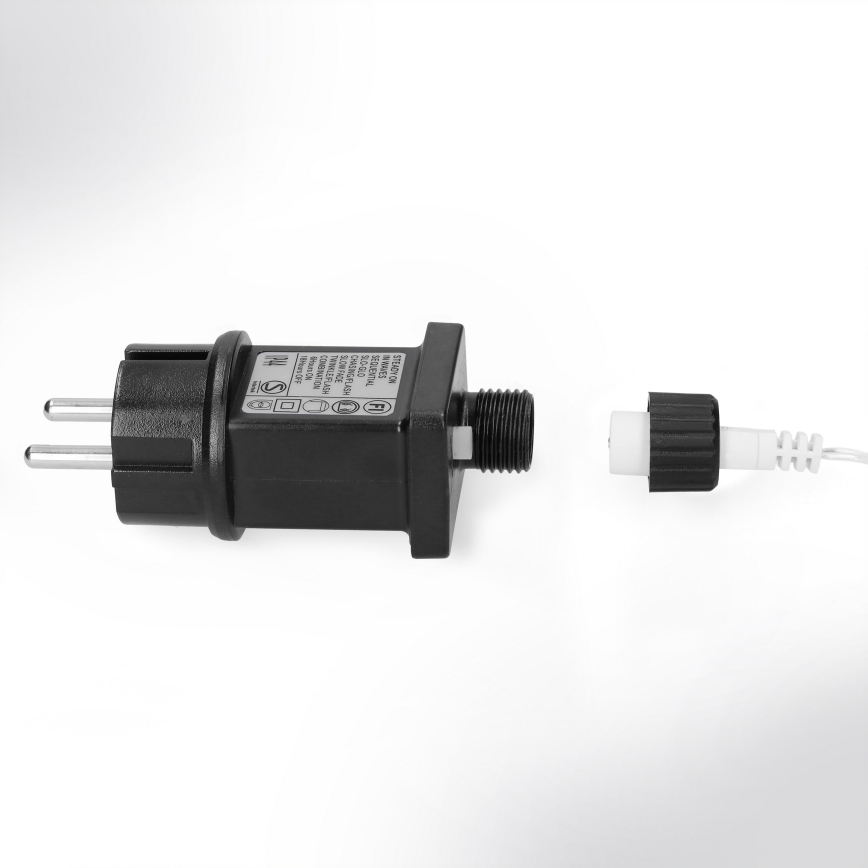 Brilagi - LED уличная рождественская гирлянда 200 светодиодов/8 функций 13 м IP44 тёплый белый сосульки