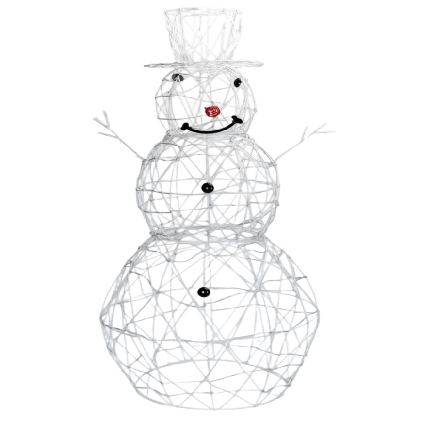 Brilagi - LED Уличная рождественская декорация LED/3,6W/31/230V 6500K 90 cm IP44 снеговик