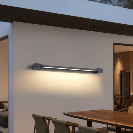 Brilagi - LED уличный настенный светильник AQUA LINE LED/36W/230V 120 cm IP44 антрацит CRI 90