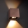 Brilagi - LED уличный настенный светильник CUBE LED/6W/230V коричневый IP54