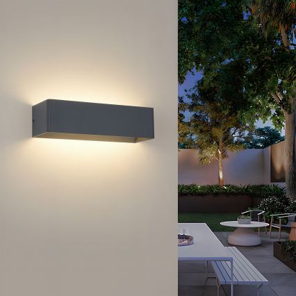 Brilagi - LED уличный настенный светильник DONNANI LED/12W/230V антрацит IP44