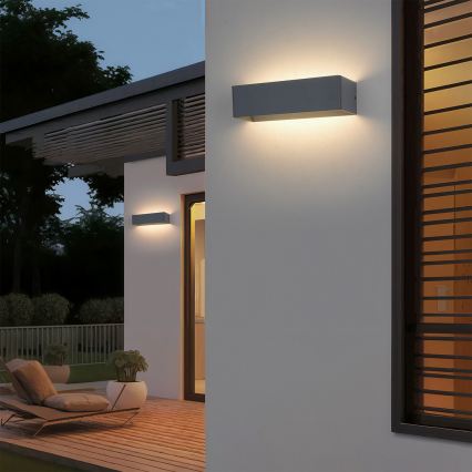 Brilagi - LED уличный настенный светильник DONNANI LED/12W/230V антрацит IP44