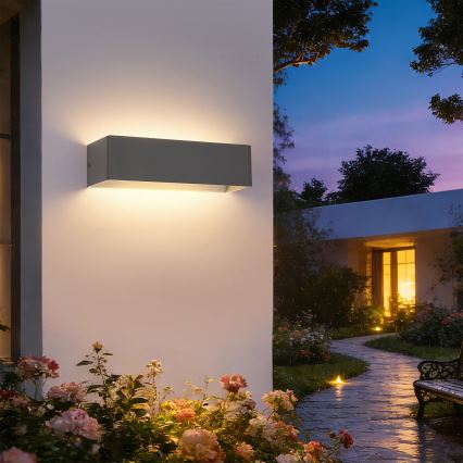 Brilagi - LED уличный настенный светильник DONNANI LED/12W/230V антрацит IP44