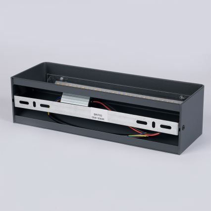 Brilagi - LED уличный настенный светильник DONNANI LED/12W/230V антрацит IP44
