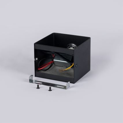 Brilagi - LED уличный настенный светильник DONNANI LED/5W/230V 10 см черный IP44