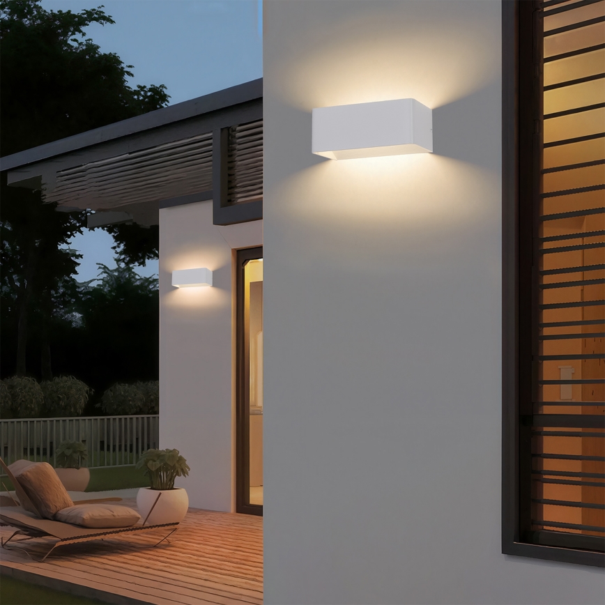 Brilagi - LED уличный настенный светильник DONNANI LED/7W/230V белый IP44