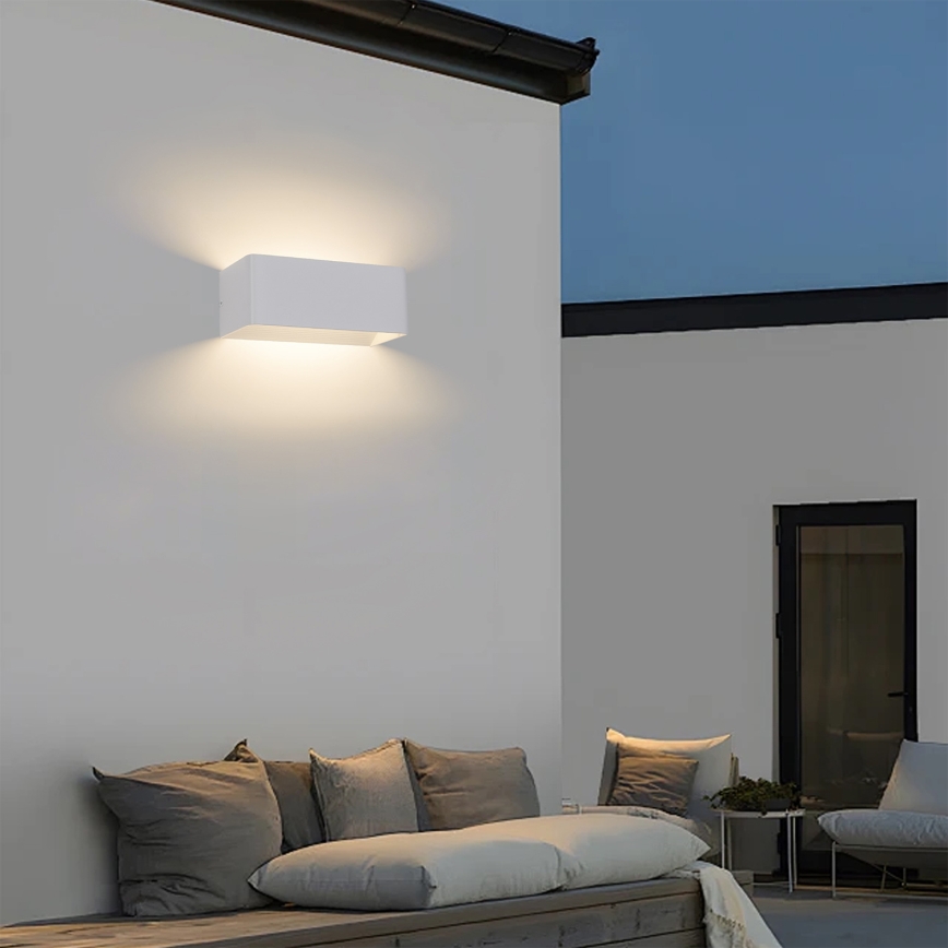 Brilagi - LED уличный настенный светильник DONNANI LED/7W/230V белый IP44