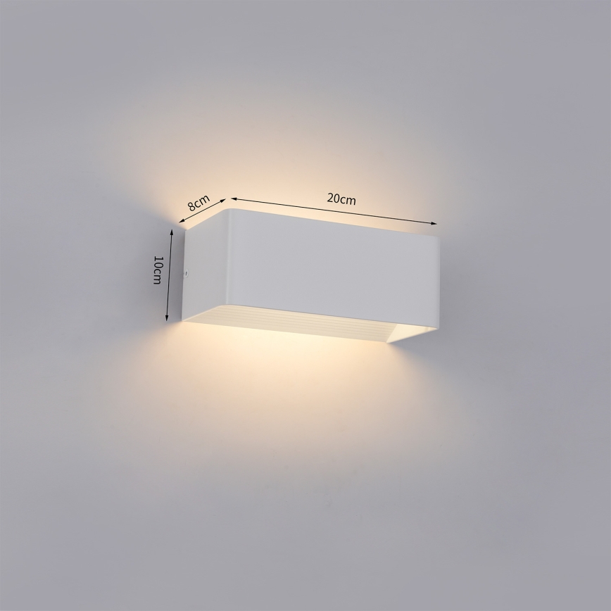 Brilagi - LED уличный настенный светильник DONNANI LED/7W/230V белый IP44