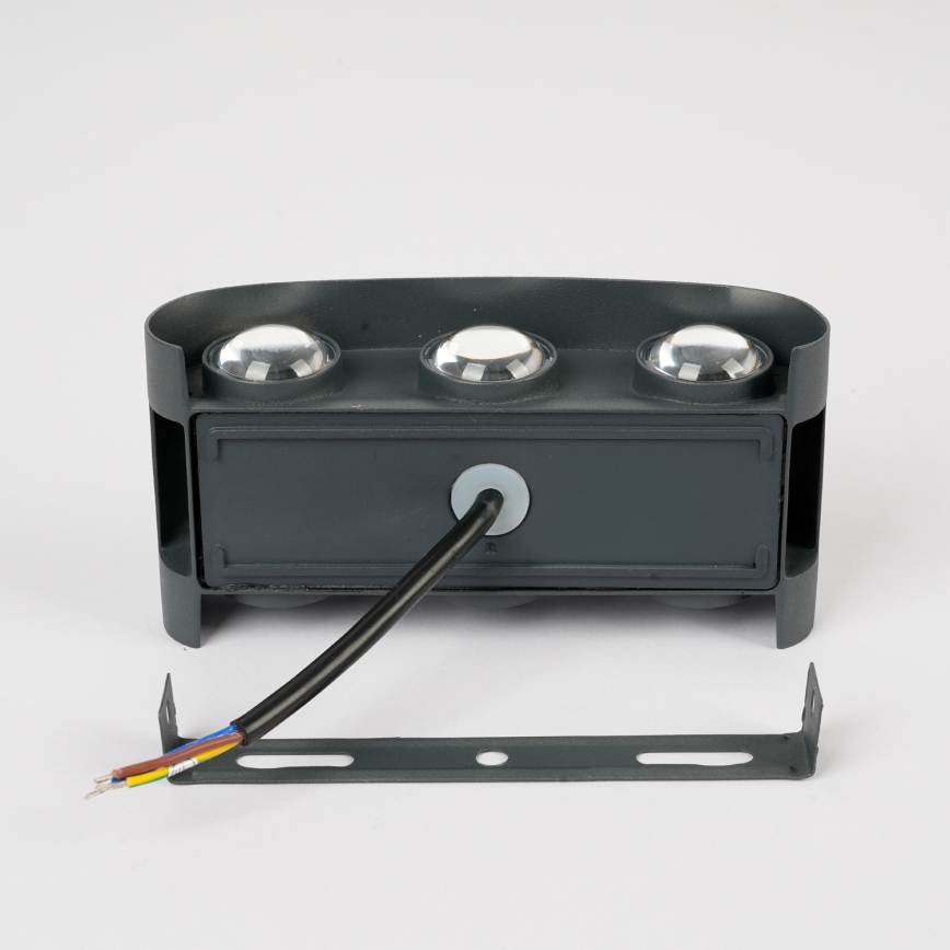 Brilagi - LED уличный настенный светильник FLAREBOX LED/6W/230V антрацит IP65