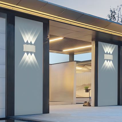 Brilagi - LED уличный настенный светильник FLAREBOX LED/6W/230V белый IP65