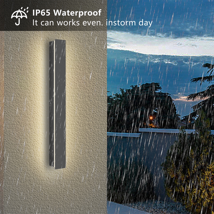 Brilagi - LED наружный настенный светильник LINEAR LED/12W/230V 3000K IP65 50 см антрацит CRI 90