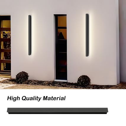 Brilagi - Светодиодный наружный настенный светильник LINEAR LED/22W/230V 4000K IP65 100 cm черный CRI 90