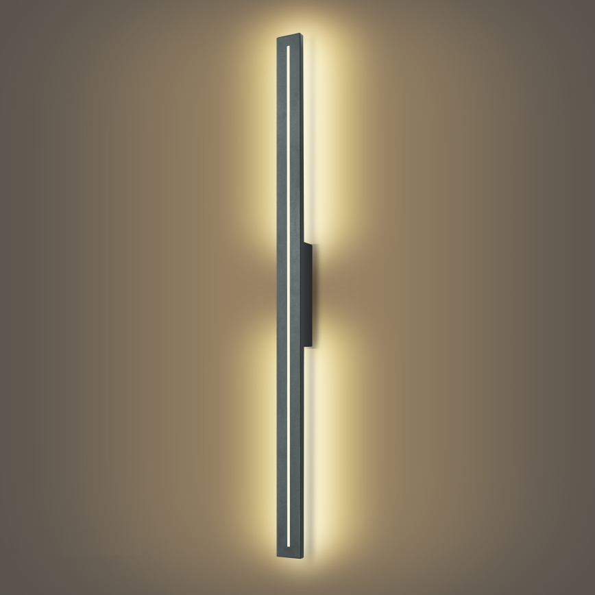 Brilagi - LED уличный настенный светильник LINEO LED/24W/230V 3000K IP65 100 cm антрацит CRI 90