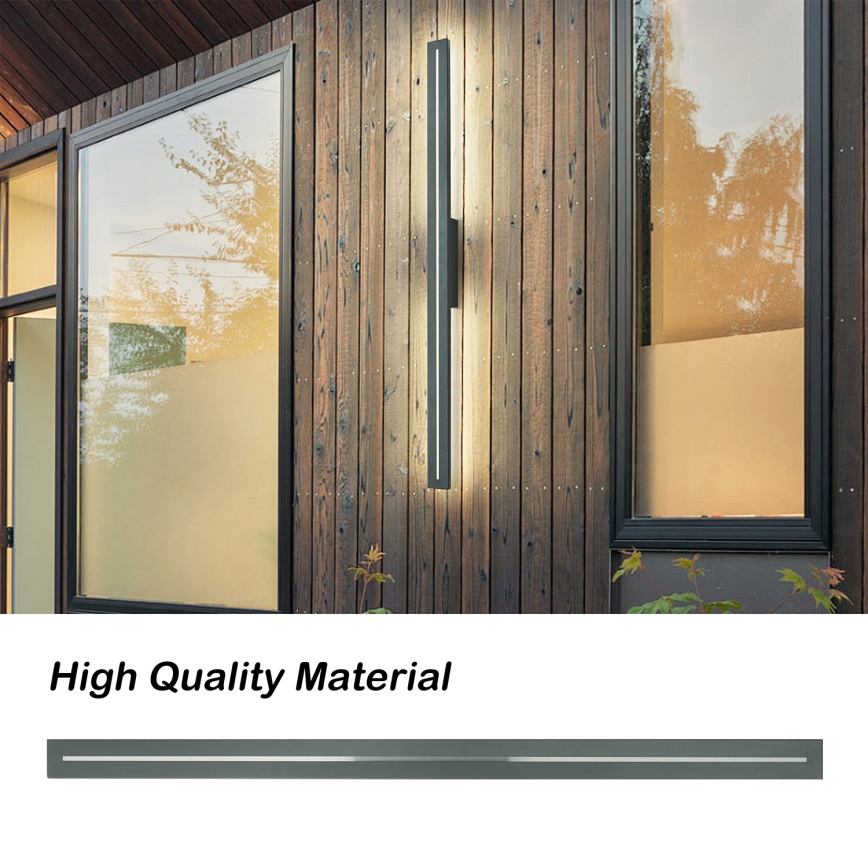 Brilagi - LED уличный настенный светильник LINEO LED/24W/230V 3000K IP65 100 cm антрацит CRI 90