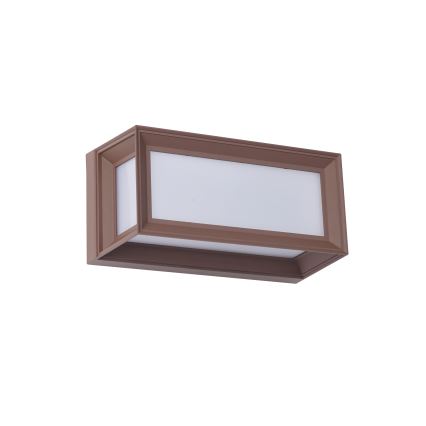 Brilagi - уличный настенный светильник PARKER LED/12W/230V 3000/4500/6000K коричневый IP44