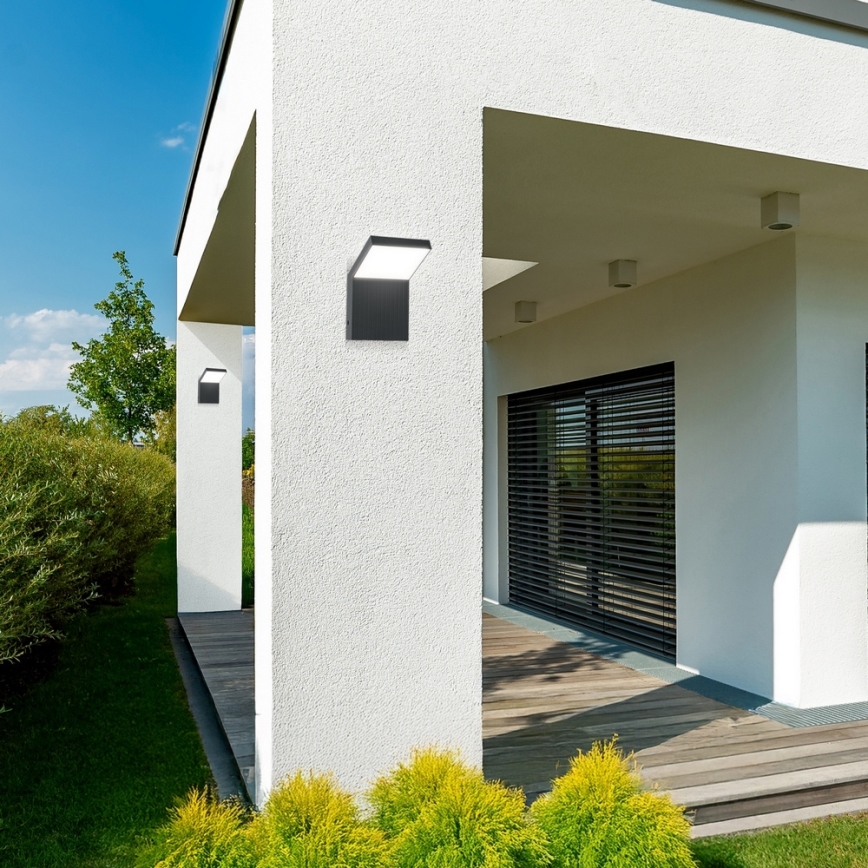 Brilagi - LED уличный настенный светильник RIANO LED/8W/230V антрацит IP65