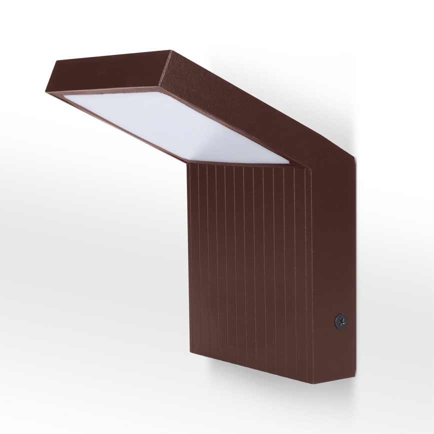 Brilagi - LED уличный настенный светильник RIANO LED/8W/230V коричневый IP65