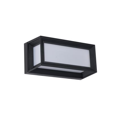 Brilagi - Светодиодный наружный настенный светильник с датчиком PARKER LED/12W/230V черный IP44