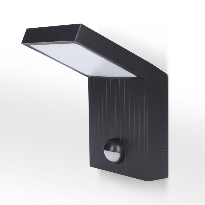 Brilagi - LED уличный настенный светильник с датчиком RIANO LED/8W/230V антрацит IP65