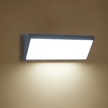 Brilagi - LED уличный настенный светильник с датчиком TRIANGLE LED/42W/230V, антрацит, IP65