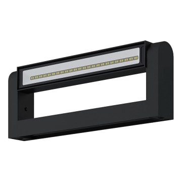 Brilagi - LED уличный настенный светильник SALERNO LED/12 Вт/230 В 35,5 см чёрный IP65