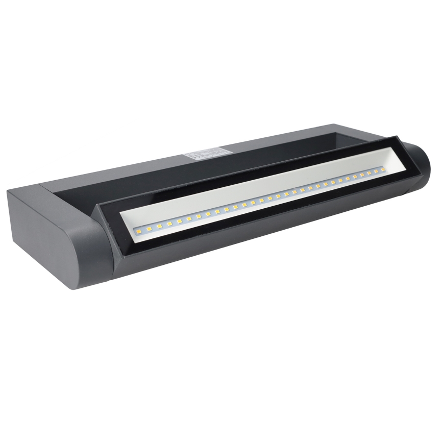 Brilagi - LED уличный настенный светильник SALERNO LED/12W/230V 35,5 см антрацит IP65