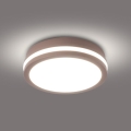 Brilagi - LED уличный потолочный светильник BENE LED/18W/230V диам. 21,5 см коричневый IP54